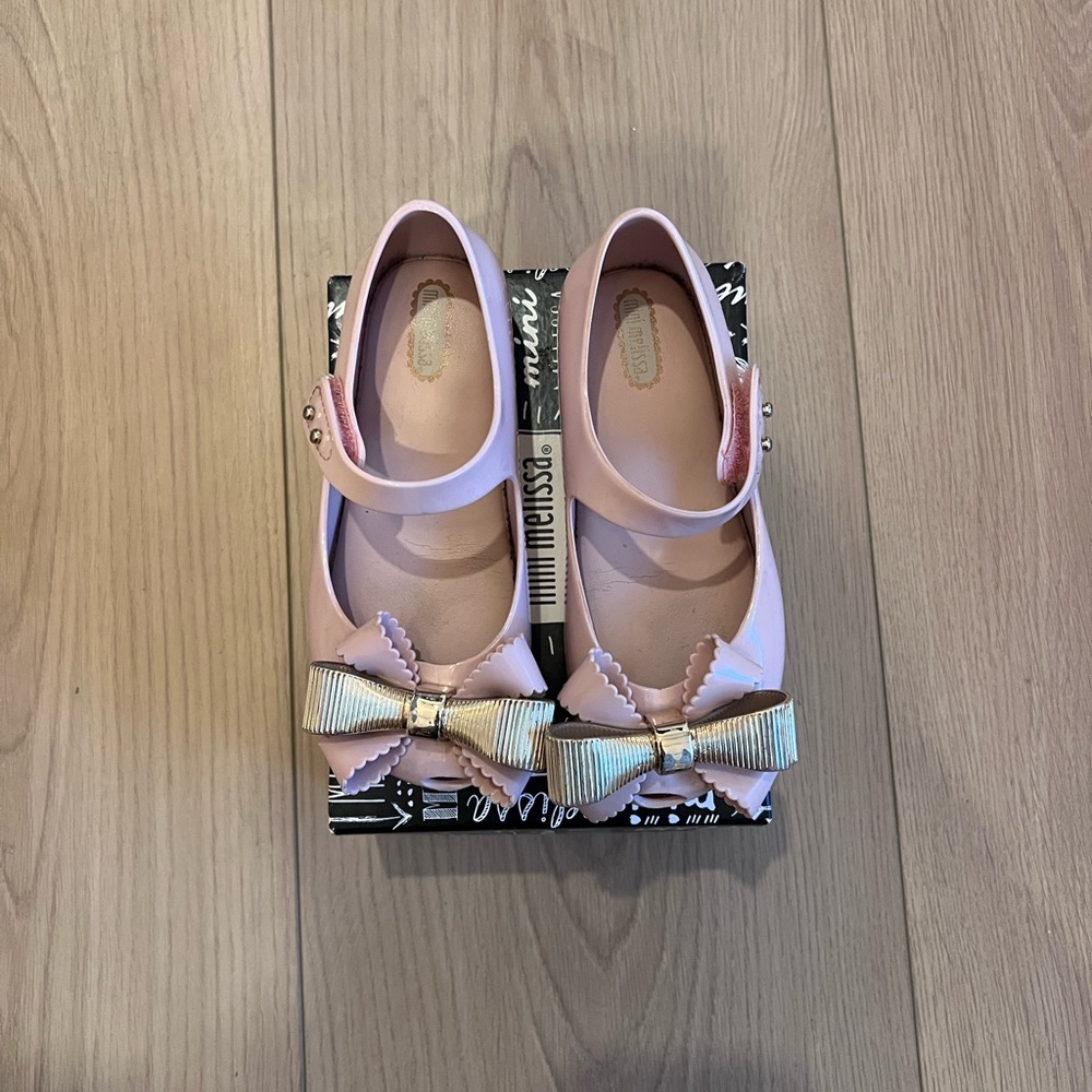 Pink Bow Kids Shoes